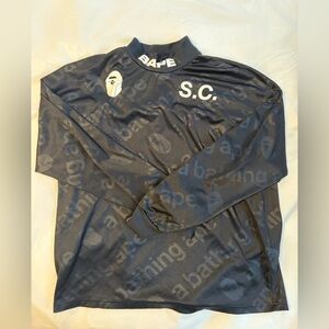 Bape Black long sleeve jersey